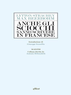 cover image of Anche gli sciocchi sanno scrivere in francese